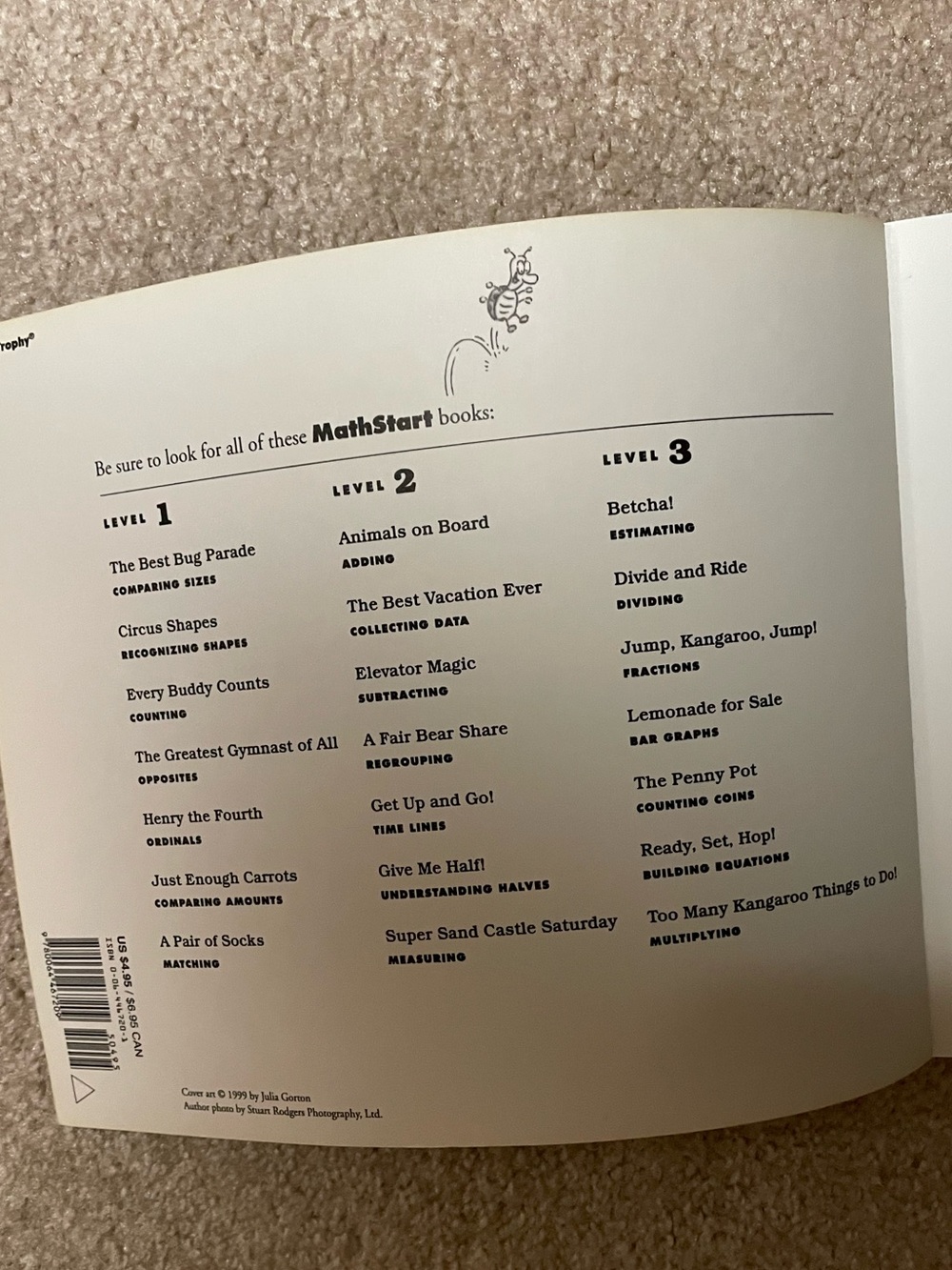 Math Start by Stuart J. Murphy - Level 2 includes 6 different books. - Picture 6 of 7